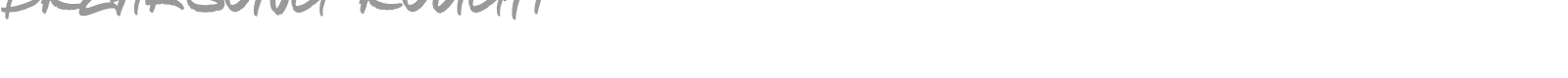Breaksong font preview